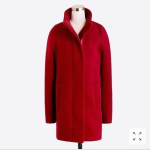 JCrew Red City Coat